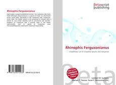 Copertina di Rhinophis Fergusonianus