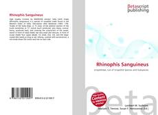 Couverture de Rhinophis Sanguineus