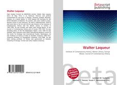 Buchcover von Walter Laqueur