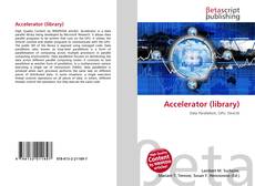 Buchcover von Accelerator (library)