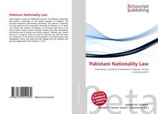 Buchcover von Pakistani Nationality Law