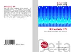 Rhinoplasty (EP)的封面