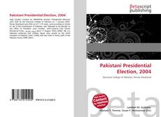 Pakistani Presidential Election, 2004的封面