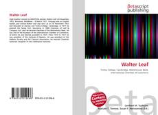 Couverture de Walter Leaf