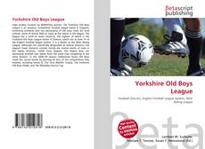 Couverture de Yorkshire Old Boys League