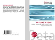 Portada del libro de Wolfgang Mitterer