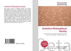 Portada del libro de Yorkshire Philosophical Society