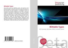 Copertina di Blittable Types