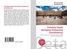 Copertina di Yorkshire South (European Parliament Constituency)