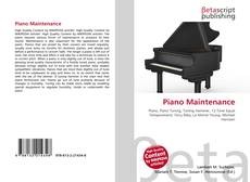 Copertina di Piano Maintenance