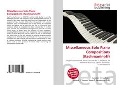 Copertina di Miscellaneous Solo Piano Compositions (Rachmaninoff)
