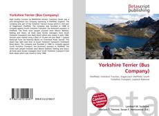 Copertina di Yorkshire Terrier (Bus Company)