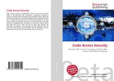 Couverture de Code Access Security