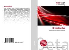 Buchcover von Rhipidantha
