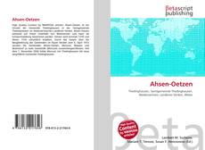 Обложка Ahsen-Oetzen