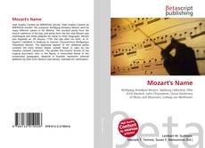 Couverture de Mozart's Name