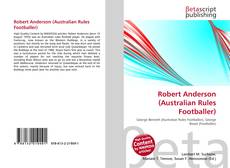 Capa do livro de Robert Anderson (Australian Rules Footballer) 