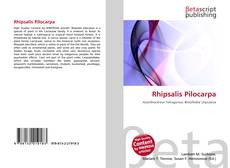 Capa do livro de Rhipsalis Pilocarpa 