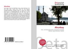 Capa do livro de Ahunbay 