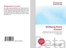 Capa do livro de Wolfgang Peters (Canoer) 
