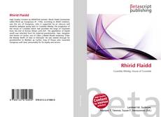 Couverture de Rhirid Flaidd
