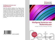 Couverture de Wolfgang Sartorius von Waltershausen