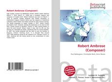 Обложка Robert Ambrose (Composer)