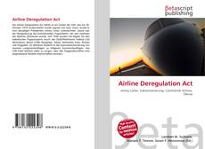 Couverture de Airline Deregulation Act