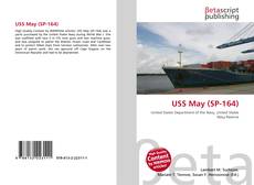 Capa do livro de USS May (SP-164) 