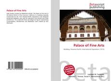 Capa do livro de Palace of Fine Arts 