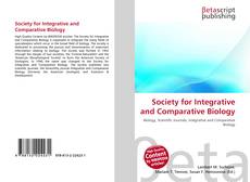 Couverture de Society for Integrative and Comparative Biology
