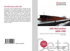 Capa do livro de USS McCracken (APA-198) 