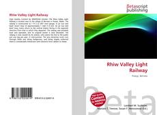 Обложка Rhiw Valley Light Railway
