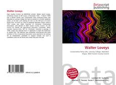 Capa do livro de Walter Loveys 