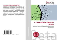 Capa do livro de Tom Boardman (Racing Driver) 