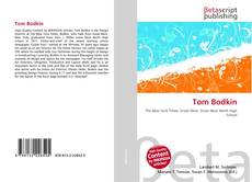 Portada del libro de Tom Bodkin