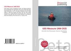 Capa do livro de USS Measure (AM-263) 