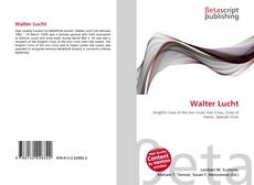 Bookcover of Walter Lucht