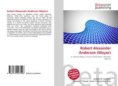 Buchcover von Robert Alexander Anderson (Mayor)