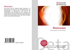 Couverture de Rhizocarpon