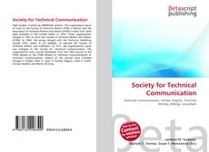 Buchcover von Society for Technical Communication