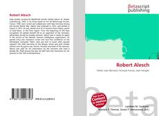 Bookcover of Robert Alesch