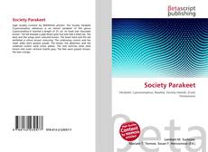 Couverture de Society Parakeet
