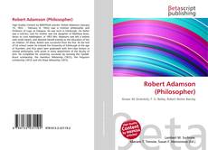 Copertina di Robert Adamson (Philosopher)