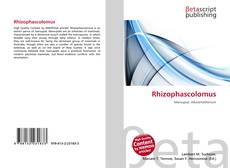 Capa do livro de Rhizophascolomus 