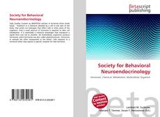 Buchcover von Society for Behavioral Neuroendocrinology