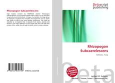 Copertina di Rhizopogon Subcaerelescens