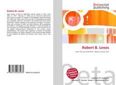 Copertina di Robert B. Lewis