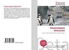 Buchcover von Palaeeudyptes Klekowskii