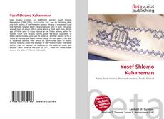 Buchcover von Yosef Shlomo Kahaneman